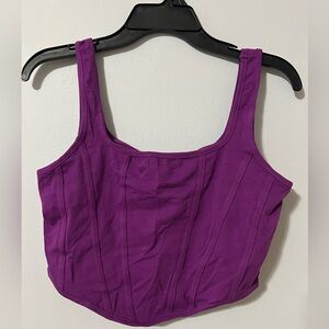 SHEIN Vibrant Purple Tank Top